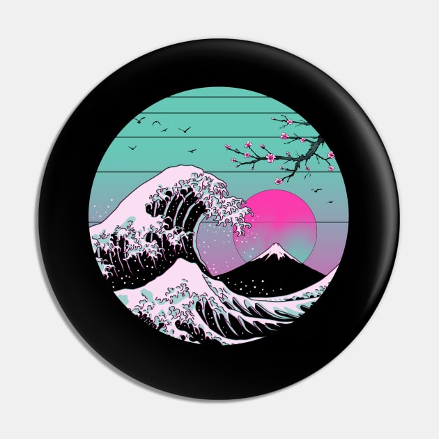 The Great Vapor Aesthetics Pin by Vincent Trinidad Art