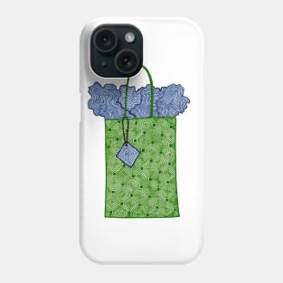 Gift bag (green and blue) Phone Case