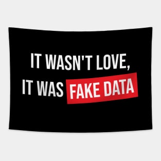 It Wasn't Love It Was Fake Data Tapestry