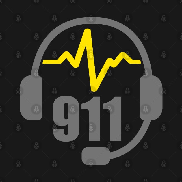 Dispatcher Headset 911 Communications by bluelinemotivation