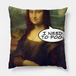 Mona Lisa Pillow