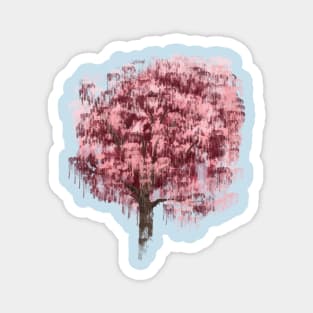 Impressionist Cherry Tree Magnet