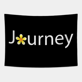 Journey artistic text design Tapestry