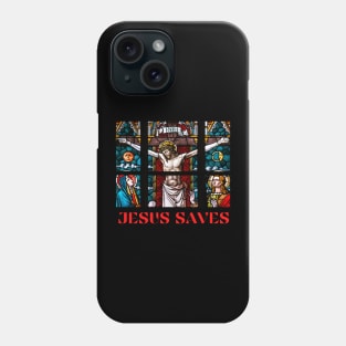 Jesus saves Phone Case