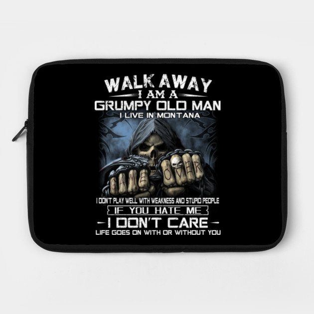 Walk Away I Am A Grumpy Old Man I Dont Play Well With Weakness And Stupid People If You Hate Me I Dont Care Life Goes On With Or Without You Shirt