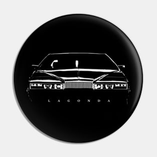 FUTURISTIC 80s LUXURY BRITISH CAR Pin