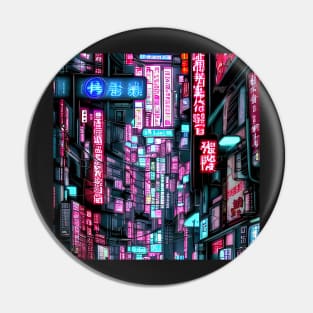 Cyberpunk Street View Pin