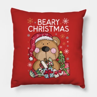 Beary Christmas Pillow