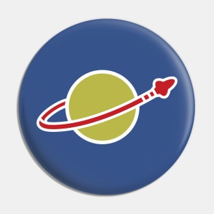 Minifig Space Logo Pin