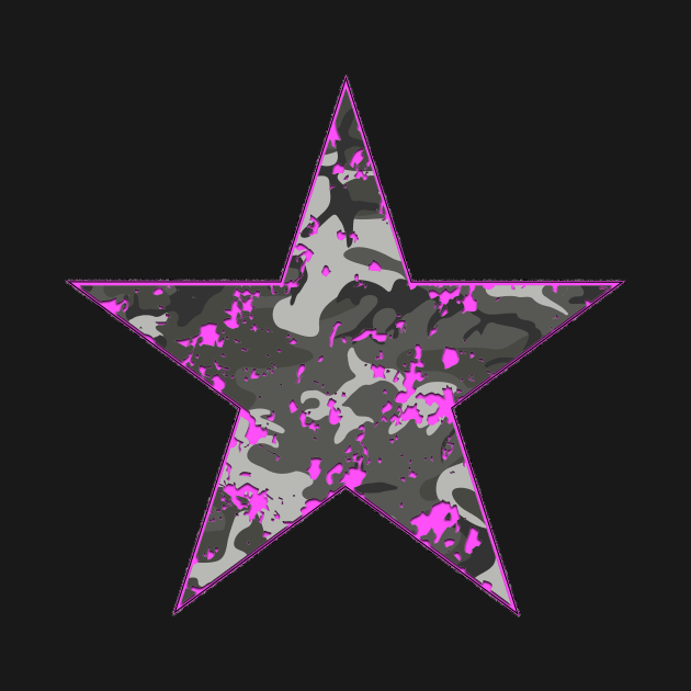 Camouflage Star by Drop23