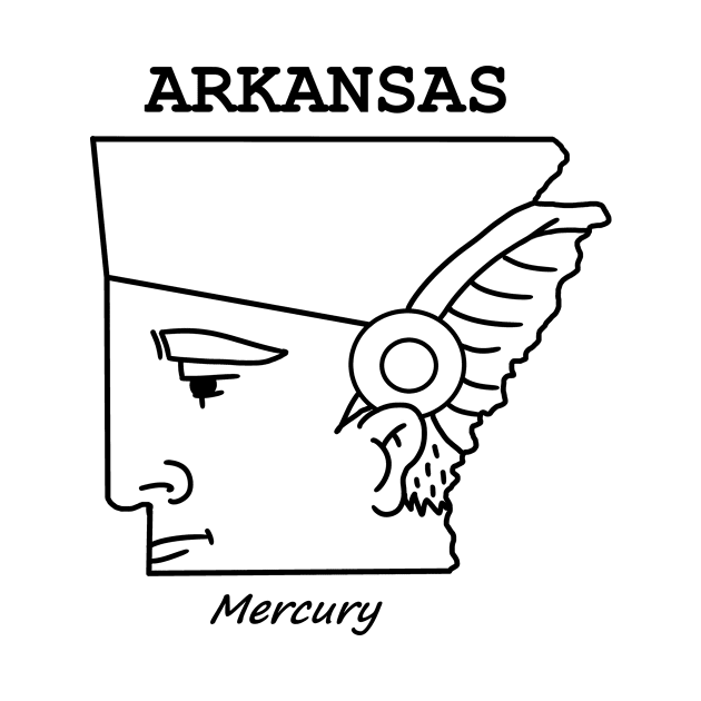 A funny map of Arkansas. by percivalrussell