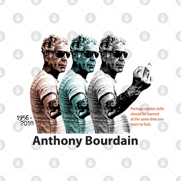 LEGENDARY CHEF ANTHONY BOURDAIN - 1956- 2018 by CrazyRich Bimasakti1'no11