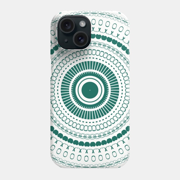 Circular ornament Phone Case by Tuye Project