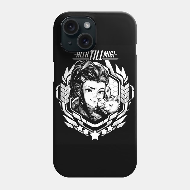 Brigette "Alla Till Mig!" Phone Case by RobotCatArt