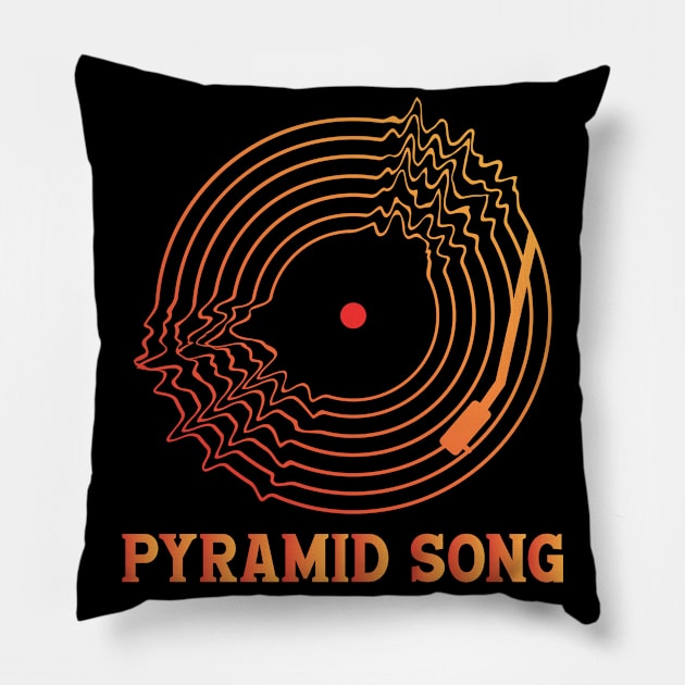 PYRAMID SONG (RADIOHEAD) Pillow by Easy On Me