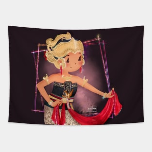 Indonesian Girl Tapestry