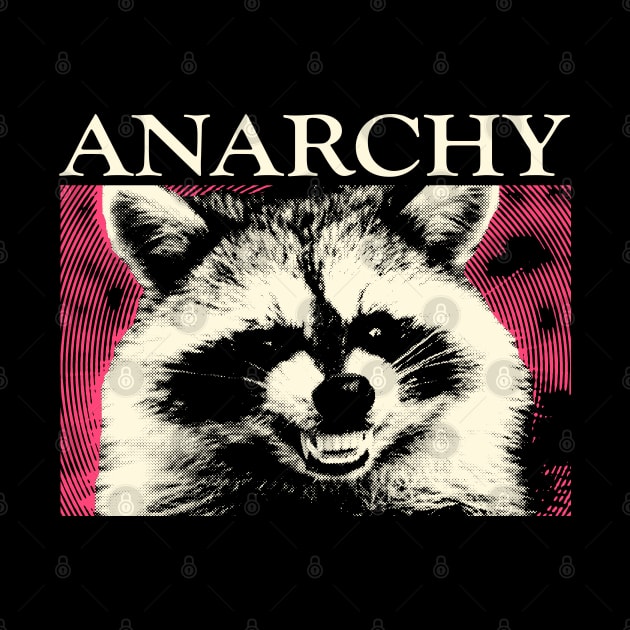 Anarchy Raccoon Pink by giovanniiiii