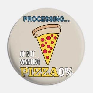 processing of not wanthing pizza Pin