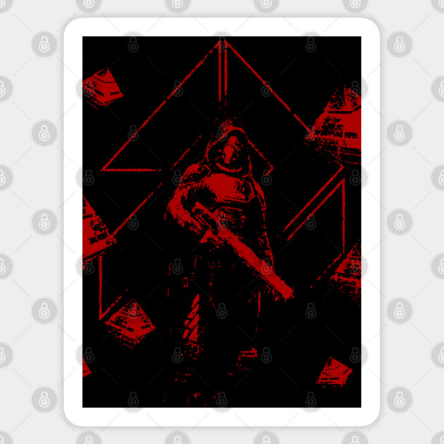 Siva Hunter Old Art Destiny Sticker Teepublic