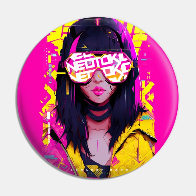 CYBERPUNK OTAKU GIRL | Futuristic Anime Manga Hyperpop | PROUD OTAKU Pin by PROUD OTAKU