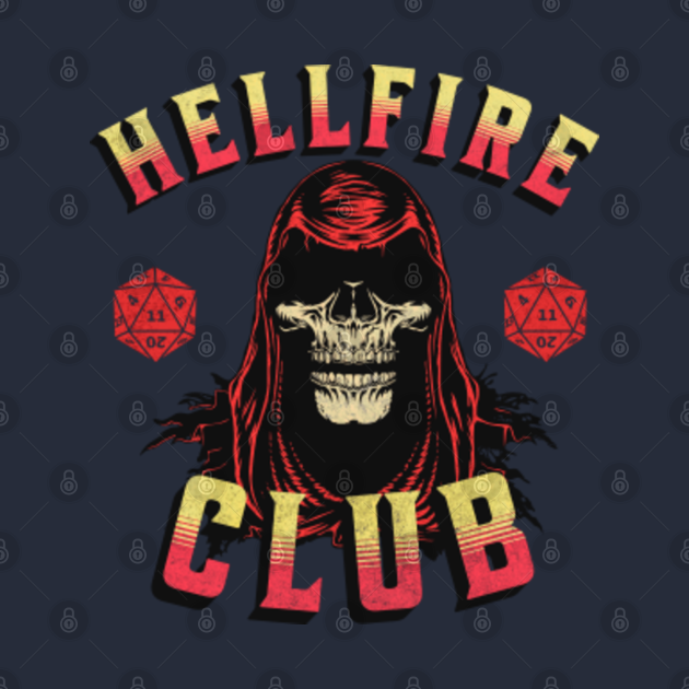Hellfire Club Retro - Hellfire Club - T-Shirt | TeePublic