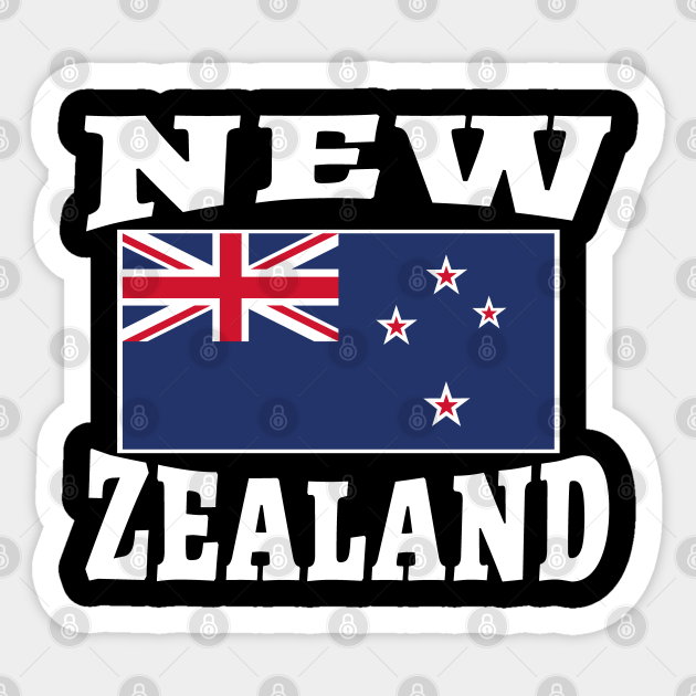 erven plotseling labyrint Classic New Zealand Flag Kiwi Flag New Zealand Proud - New Zealand Flag -  Sticker | TeePublic