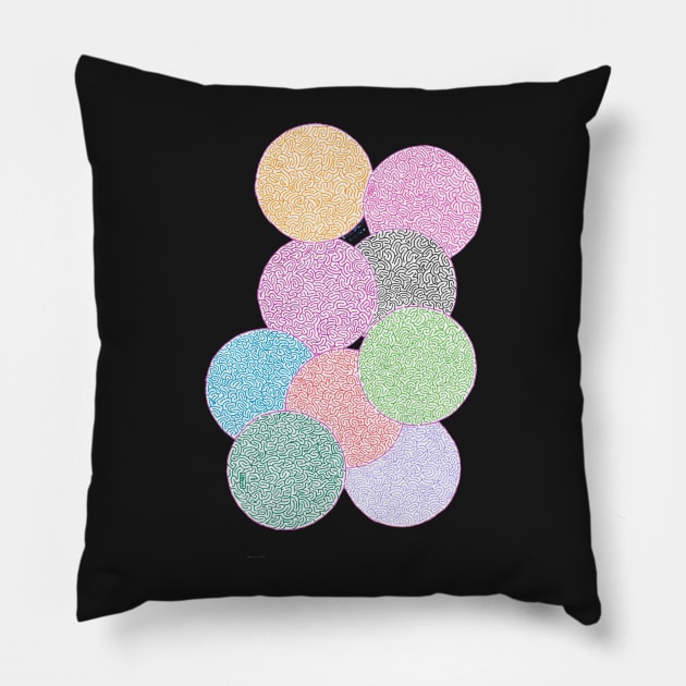 Circles Pillow by ExaltB2