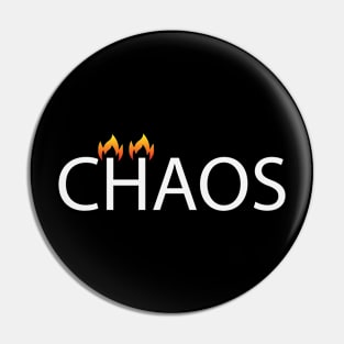 Chaos bringing chaos artwork Pin