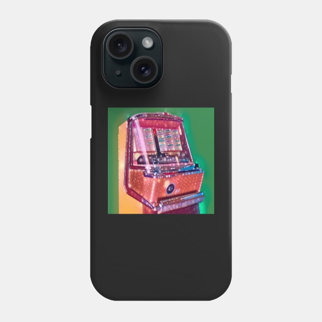 Jukebox Vibrance Phone Case by RJDowns