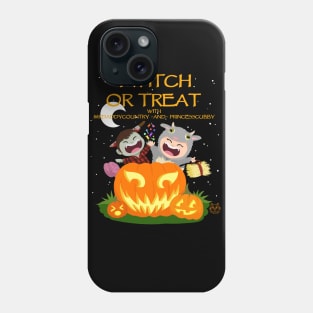 Twitch or Treat (Dark Design) PrincessCubby & MrDaddyCountryTV Phone Case