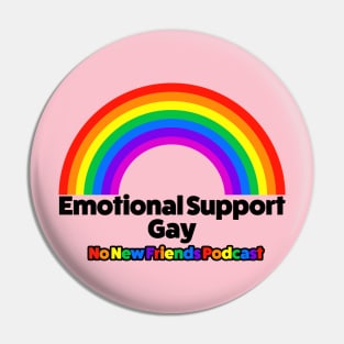 Emotional Support Gay Pin