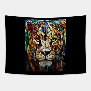 Female lion face Tapestry