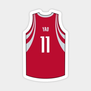 Yao Ming Houston Jersey Qiangy Magnet