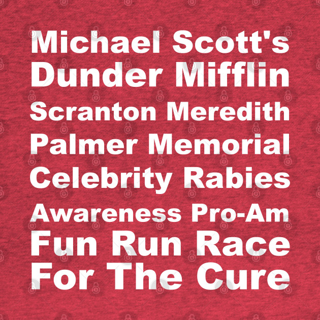 Dunder Mifflin Fun Run Race #1 (Michael Scott) - Paraholix - T-Shirt