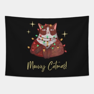 Meowy Catmas! Tapestry