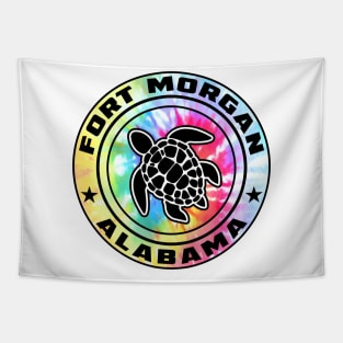 Fort Morgan Beach Alabama Sea Turtle Tapestry