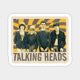 Talking Heads - retro vintage Magnet