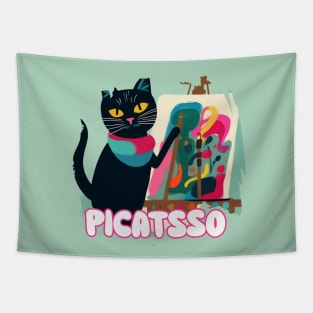 Picatsso cat Tapestry