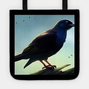 Black raven Tote