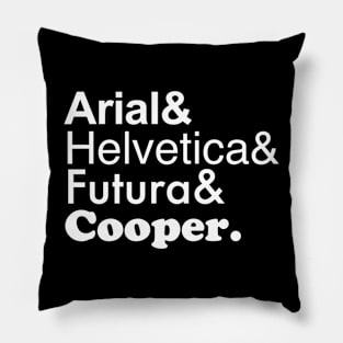 Fonts List Pillow