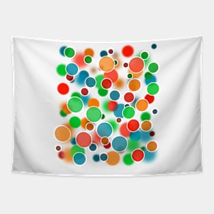 Colorful Bubble Tee: 3D Impression Tapestry