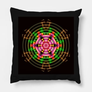 Vivid Circle Pillow