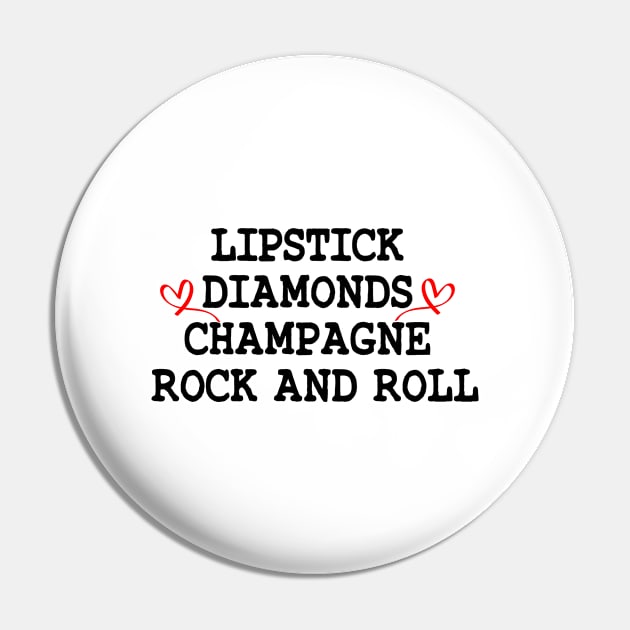 Lipstick diamonds champagne rock and roll funny tees gift slogan t teen women men tee women men graphic tee,hearts style Pin by First look