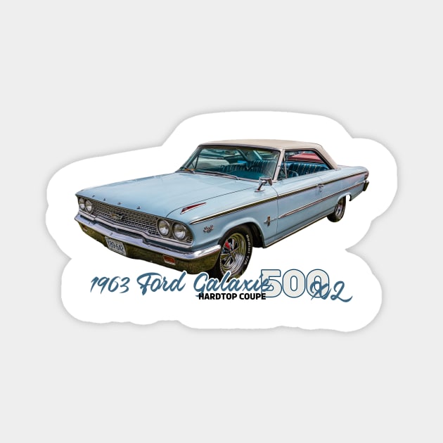 1963 Ford Galaxie 500 XL Hardtop Coupe Magnet by Gestalt Imagery