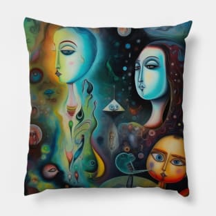 Luminous Serenity Pillow