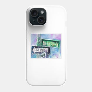 Broadway Sign Phone Case
