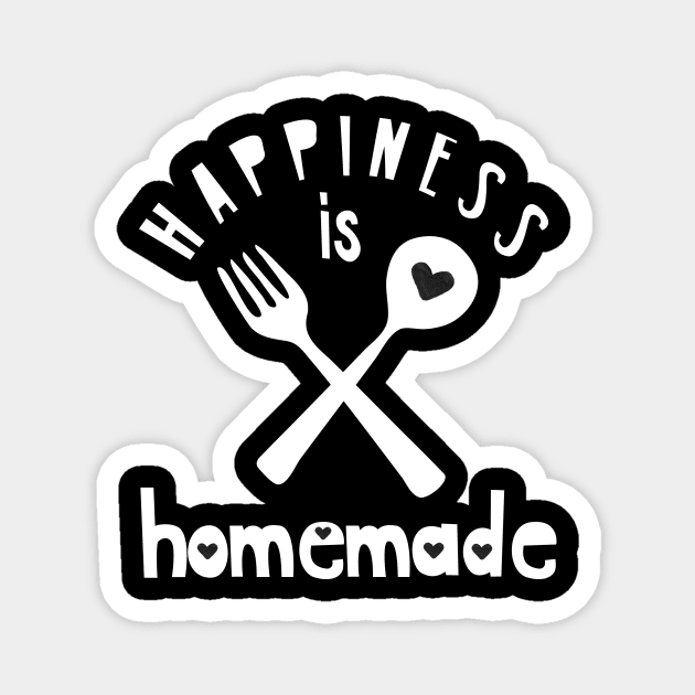 Happiness is homemade Magnet by LebensART