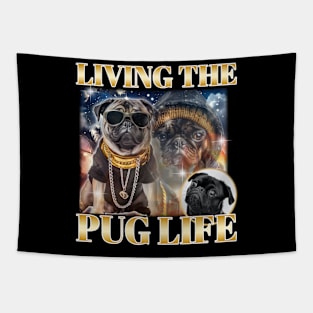 Living the pug life Tapestry