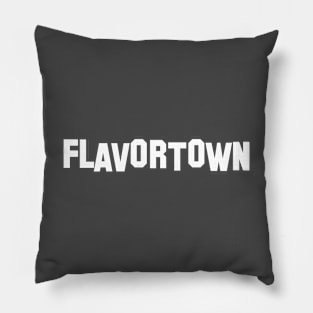 Flavortown Hollywood Sign Pillow