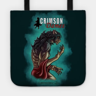Crimson Dames - Orphan Shewolf Transformation - Art on front Tote